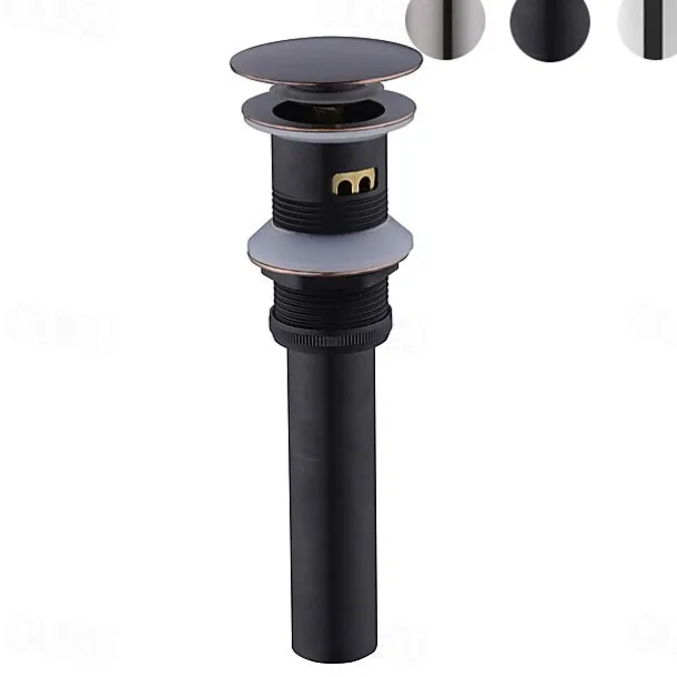 Faucet Accessory,Superior Quality Pop-up Water Drain With Overflow Contemporary Brass Chrome