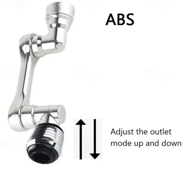 Faucet Extender 1080 Degree Extension, Universal Faucet Aerator Splash Kitchen Tap Filter Nozzle Bubbler Bathroom Kitchen Washroom 2 Spray Modes Faucet Aerator Attachment