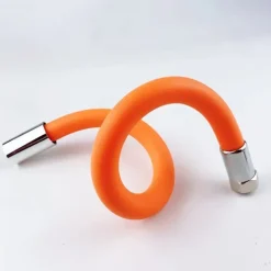 Faucet Extension Tube 45cm, Universal Flexible Hose Shapeable Water Pipe Multipurpose Connector Faucet for Kitchen Sink Bathroom Garden