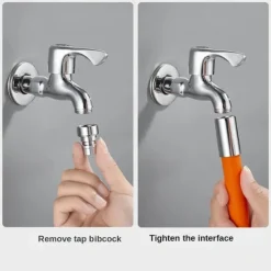 Faucet Extension Tube 45cm, Universal Flexible Hose Shapeable Water Pipe Multipurpose Connector Faucet for Kitchen Sink Bathroom Garden