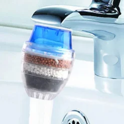 Faucet Filter Tap Water Filter Purifier Kitchen Anti-Splash Activated Carbon 5-Layer Water Filter
