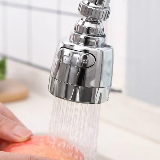 Faucet Splash Head Extension Universal Tap Water Shower Water-Saving Rotary Filter Nozzle