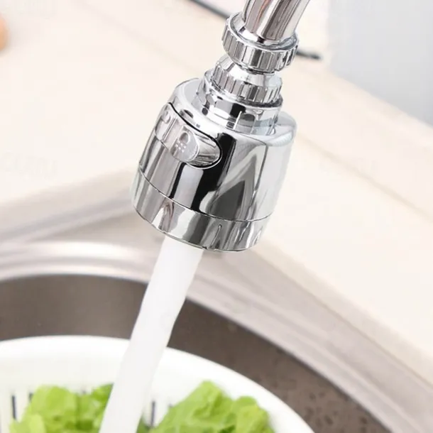 Faucet Splash Head Extension Universal Tap Water Shower Water-Saving Rotary Filter Nozzle