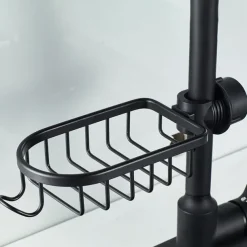 Faucet Storage Rack,Sink Organizer for Soap Sponge Brush Scrubber Sink Caddy Organizer Suitable for Most of Kitchen Faucets and Bathroom Faucets