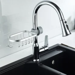 Faucet Storage Rack,Sink Organizer for Soap Sponge Brush Scrubber Sink Caddy Organizer Suitable for Most of Kitchen Faucets and Bathroom Faucets