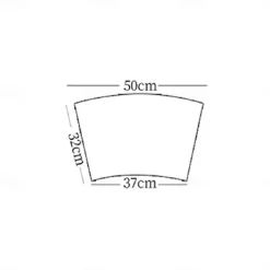 Faux Leather Round Table Placemats 1PC, Wedge Placemats Heat Resistant Round Table Mats for Dining Table, Waterproof Wipeable PU Table Mats