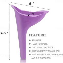 Female Urinal Pee Funnel Portable Urination Device for Camping Travel Hiking Gear,Urinal for Women