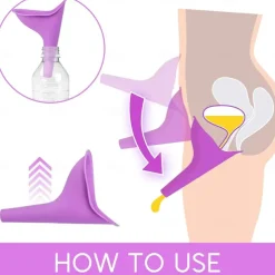 Female Urinal Pee Funnel Portable Urination Device for Camping Travel Hiking Gear,Urinal for Women