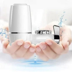 Filter Water Purifier with Kitchen Faucet,White Large Volume Tap Water Filtration System Removes Lead, Fluoride and Chlorine - Fits Standard Faucets (1 Filter Included)