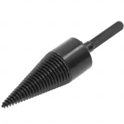Firewood Log Splitter Drill Bit Wood Splitter Drill Bits Hex Shank Removable Heavy Duty Drill Screw Cone Driver 38mm/42mm/45mm (1.5"/1.65"/1.77")