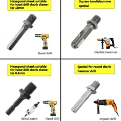 Firewood Log Splitter Drill Bit Wood Splitter Drill Bits Hex Shank Removable Heavy Duty Drill Screw Cone Driver 38mm/42mm/45mm (1.5