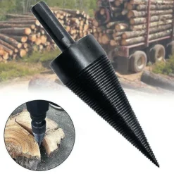 Firewood Log Splitter Splitting Drill Set 6pc Household Electric Split Cone Drill Woodworking 32-42mm Firewood Splitting Bit