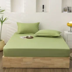 Fitted Sheet,Mattress Protector,Soft Wrinkle & Fade Resistant-Bottom Sheet,Fitted Mattress Pad Cover with Deep Pocket