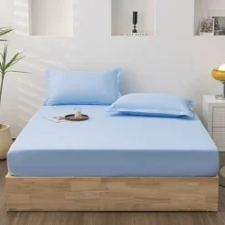 Fitted Sheet,Mattress Protector,Soft Wrinkle & Fade Resistant-Bottom Sheet,Fitted Mattress Pad Cover with Deep Pocket