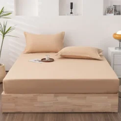 Fitted Sheet,Mattress Protector,Soft Wrinkle & Fade Resistant-Bottom Sheet,Fitted Mattress Pad Cover with Deep Pocket