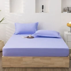 Fitted Sheet,Mattress Protector,Soft Wrinkle & Fade Resistant-Bottom Sheet,Fitted Mattress Pad Cover with Deep Pocket