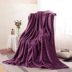Fleece Blanket Throws Extra Large, Super Soft and Warm Throw Blanket for Couch, Sofa and Bed Cozy, Fuzzy and Lightweight