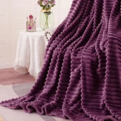 Fleece Blanket Throws Extra Large, Super Soft and Warm Throw Blanket for Couch, Sofa and Bed Cozy, Fuzzy and Lightweight