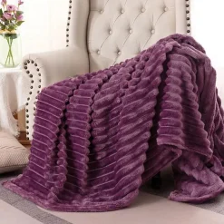 Fleece Blanket Throws Extra Large, Super Soft and Warm Throw Blanket for Couch, Sofa and Bed Cozy, Fuzzy and Lightweight