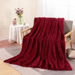 Fleece Blanket Throws Extra Large, Super Soft and Warm Throw Blanket for Couch, Sofa and Bed Cozy, Fuzzy and Lightweight