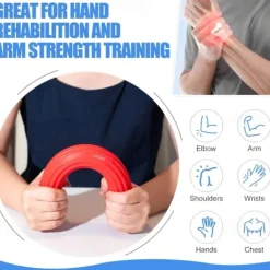 Flex Therapy Bar, Flexbar for Physical Therapy & Resistance Bar for Golfers Elbow,Tendinitis,Wrist,Forearms Pain, Improve Grip Strength and Relieve Pain