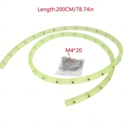 Flexi-Shape - Versatile, Adjustable 78.74in Woodworking Profile Strip - Energy Star Certified Flexible Curve Template for Complex Shapes, Precision Crafting and DIY Projects