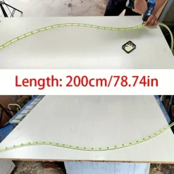Flexi-Shape - Versatile, Adjustable 78.74in Woodworking Profile Strip - Energy Star Certified Flexible Curve Template for Complex Shapes, Precision Crafting and DIY Projects