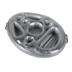 Floating Drink Holder for Pool, Floating Cabana Bar, Hot Tub Drink Holder for Adults, Inflatable Pool Accessories