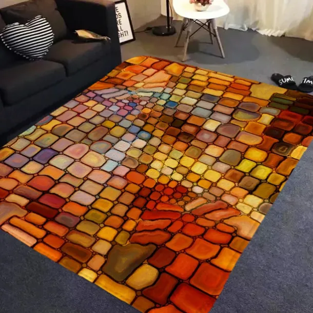 Floor Mat Area Rugs Colorful Living Room Home Bedroom Full Carpets Door Mats