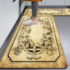 Floor Tile Diatomaceous Earth Kitchen Rug Super Absorbent Kitchen Door Quick-Drying Foot Mat Entry Door Mat Non-Slip Carpet