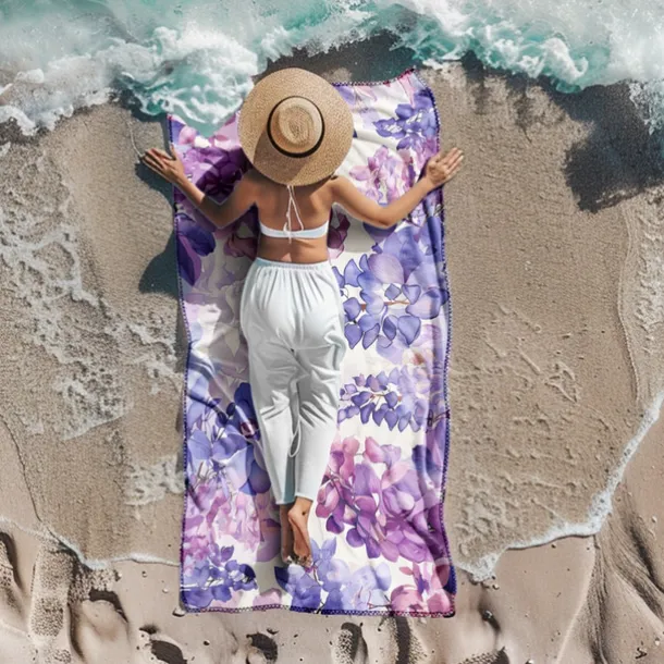 Floral Beach Towel,Beach Towels for Travel, Quick Dry Towel for Swimmers Sand Proof Beach Towels for Women Men Girls Kids, Cool Pool Towels Beach Accessories Absorbent Towel