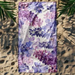 Floral Beach Towel,Beach Towels for Travel, Quick Dry Towel for Swimmers Sand Proof Beach Towels for Women Men Girls Kids, Cool Pool Towels Beach Accessories Absorbent Towel
