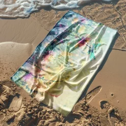 Floral Beach Towel,Beach Towels for Travel, Quick Dry Towel for Swimmers Sand Proof Beach Towels for Women Men Girls Kids, Cool Pool Towels Beach Accessories Absorbent Towel