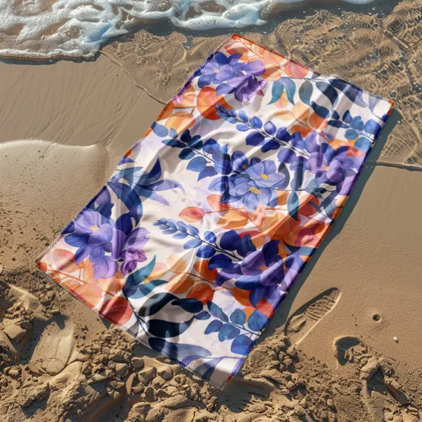 Floral Beach Towel,Beach Towels for Travel, Quick Dry Towel for Swimmers Sand Proof Beach Towels for Women Men Girls Kids, Cool Pool Towels Beach Accessories Absorbent Towel