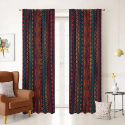 Floral Curtains for Bedroom Kids Room Rod Pocket Curtains for Boys Girls Window Treatment 1 Panel Drapes for Nursery, Soft Thick