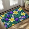 Floral Doormat Kitchen Mat Floor Mat Non-Slip Area Rug Oil Proof Rug Indoor Outdoor Mat Bedroom Decor Bathroom Mat Entrance Rug Spring Summer