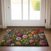 Floral Doormat Kitchen Mat Floor Mat Non-Slip Area Rug Oil Proof Rug Indoor Outdoor Mat Bedroom Decor Bathroom Mat Entrance Rug Spring Summer