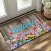 Floral Doormat Kitchen Mat Floor Mat Non-Slip Area Rug Oil Proof Rug Indoor Outdoor Mat Bedroom Decor Bathroom Mat Entrance Rug Spring Summer