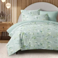 Floral Duvet Cover Full Size Bedding Set Bed Sets Quilt Cover Soft Lightweight Comforter Cover with 2 Pillowcases for Summer Spring