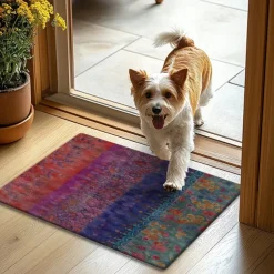 Floral Ethnic Doormat Kitchen Mat Floor Mat Non-Slip Area Rug Oil Proof Rug Indoor Outdoor Mat Bedroom Decor Bathroom Mat Entrance Rug Spring Summer