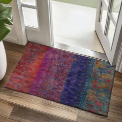 Floral Ethnic Doormat Kitchen Mat Floor Mat Non-Slip Area Rug Oil Proof Rug Indoor Outdoor Mat Bedroom Decor Bathroom Mat Entrance Rug Spring Summer