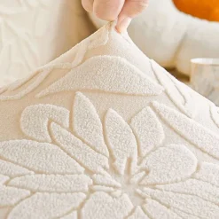 Floral Jacquard Sofa Cover Stretch Slipcovers Soft Durable Couch Cover 1 Piece Spandex Fabric Washable Furniture Protector fit Armchair Seat/Loveseat/Sofa/XL Sofa/L Shape Sofa