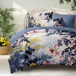 Floral Pattern Duvet Cover Set Set Soft 3-Piece Luxury Cotton Bedding Set Home Decor Gift Twin Full King Queen Size Duvet Cover