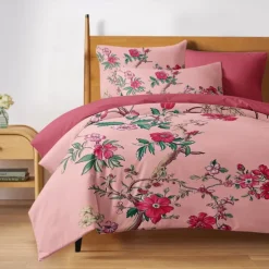 Floral Pattern Duvet Cover Set Set Soft 3-Piece Luxury Cotton Bedding Set Home Decor Gift King Queen Duvet Cover