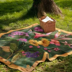 Floral Pattern Throws Blanket Flannel Throw Blankets Warm All Seasons Gifts Big Blanket