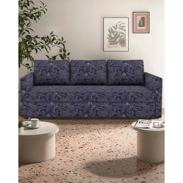 Floral Sofa Bed Cover Futon Cover Solid Color Quilted Slipcovers FRIHETcover LITB PRIME cover