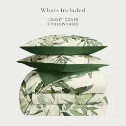 Floral Tropical Series Duvet Cover 3-Piece Set 100% Cotton or Polyester Perfect for Mother's Day Gift Super Soft Skin Friendly Long Lasting