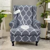 Floral Wingback Chair Cover Stretchy and Durable Slipcover with Elegant Floral Design Perfect for Protecting and Enhancing Your Wingback Chair Ideal for a Stylish and Cozy Living Room Decor