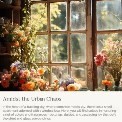 Flowers on Window Wall Hanging Tapestry Wall Art Large Tapestry Mural Decor Photograph Backdrop Blanket Curtain Home Bedroom Living Room Decoration