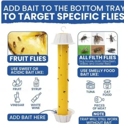 Fly & Mosquito Sticky Insect Stick - Durable, Non-Toxic Outdoor Fly Glue for Camping & Farms